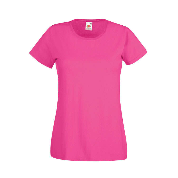 Розовая женская футболка для печати